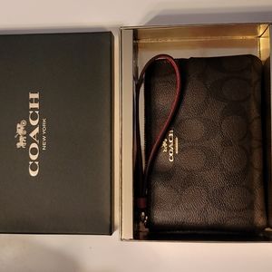 NEW Coach Boxed Wristlet